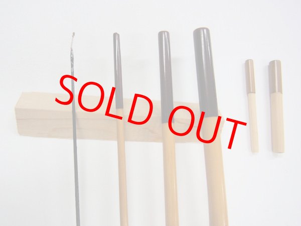 画像3: 府中竿俊作　タナゴ竿　矢竹　東作塗　真竹削り穂　四本継　１００センチ