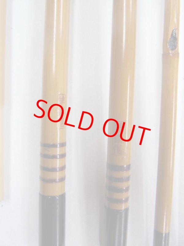 画像6: 江戸和竿　府中竿俊作　タナゴ竿　矢竹　二節揃え ほもち三節　黒塗　真竹削り穂　　４本継　替え元　１２０/１００センチ