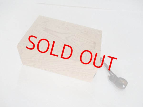 画像2: ４０％OFF!！総屋久杉材使用　両面スライド式黒柿瓢箪根付小物道具箱