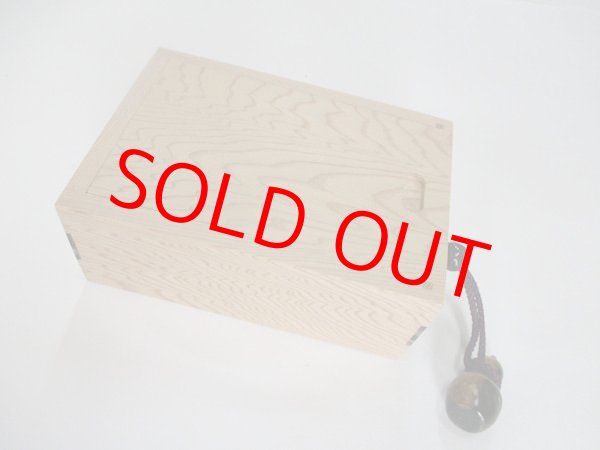 画像3: ４０％OFF!！総屋久杉材使用　両面スライド式黒柿瓢箪根付小物道具箱