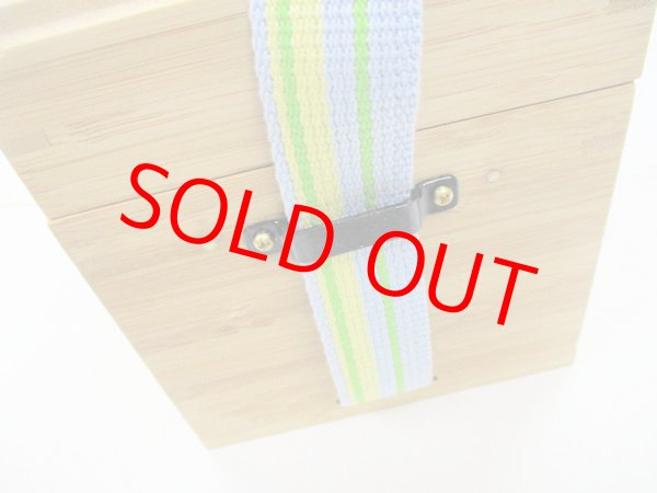 画像6: 限定品！江戸・粋　竹製道具箱　ポン太工房真竹仕掛け巻き８本入り　ベルト付き