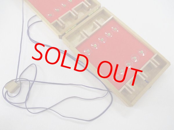 画像4: レトロ　手作り　苔水（たいすい）工房　鮎友釣り錨針入れ箱