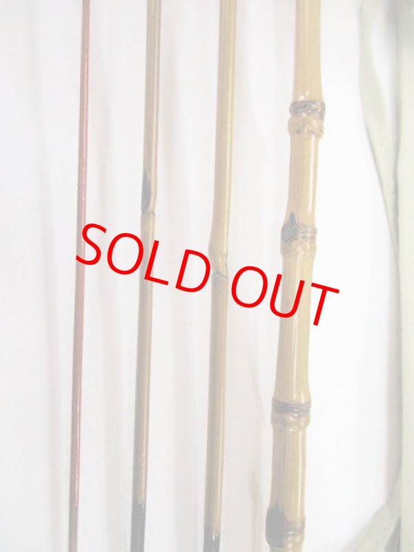 画像5: 感謝価格！川口和竿　高一作（銘無し）　タナゴ竿　矢竹　真竹削り穂　布袋握り　四本継ぎ　朱塗り