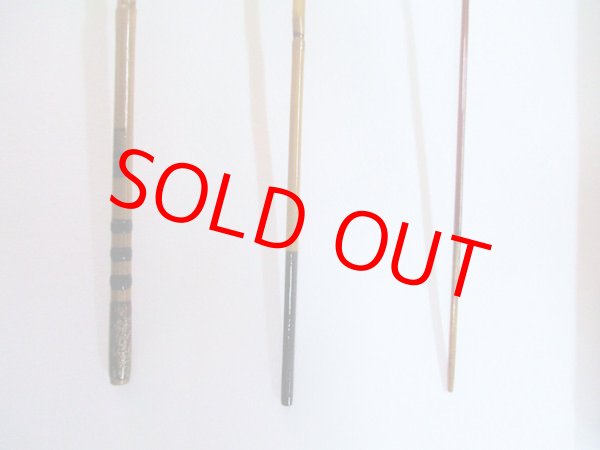 画像3: 新作　竿昭作　たなご竿　朱赤梨地粉研ぎ出し　矢竹　真竹削り穂 　三本継ぎ　一尺二寸