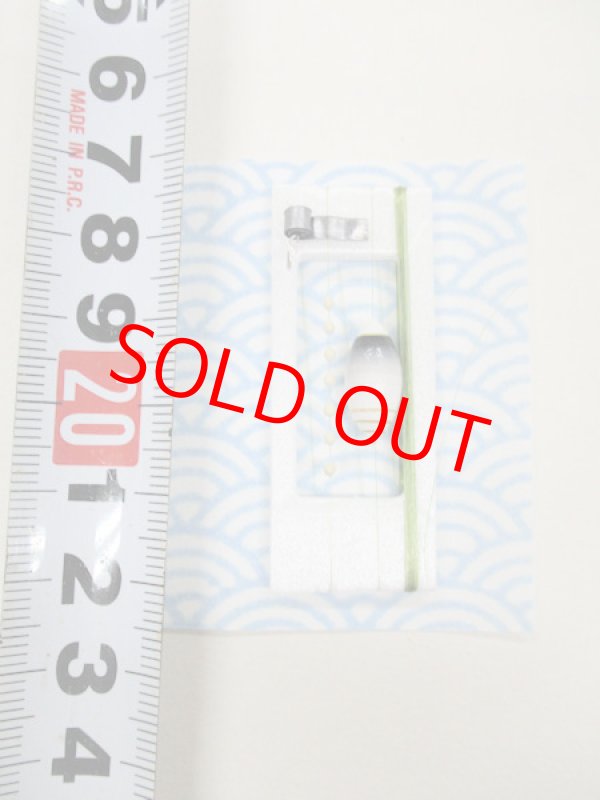 画像3: 手作り在来タナゴ釣り用　真ん中通し仕掛け　白黒ライングラデーション　モノスレッドMオリーブ使用　板重り　ハリス止め付き