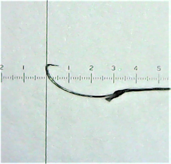画像1: ポン太工房オリジナル タナゴ針 新半月型　シルクブレード７－０使用